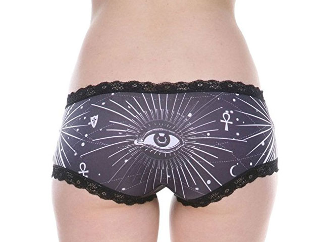 Occult symbol panties
